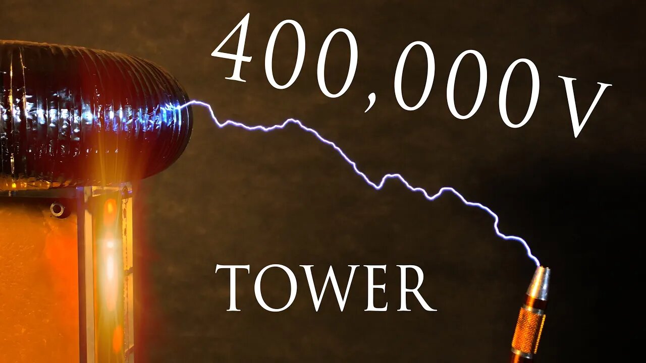 IT BLEW UP! Giant 400000 volt lightning tower revealed