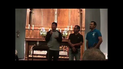 Debate, la Eucaristía. Padre Luis Toro vs evangélicos.