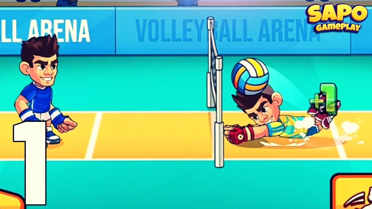 Volleyball Arena - Gameplay Part 1 (Android/IOS) SapoGamePlay - Jogos #VolleyballArena