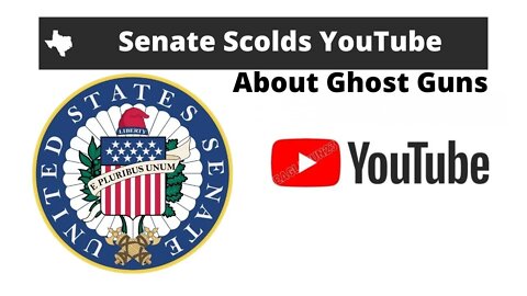 Senate Calls Out Youtubers about DIY Guns