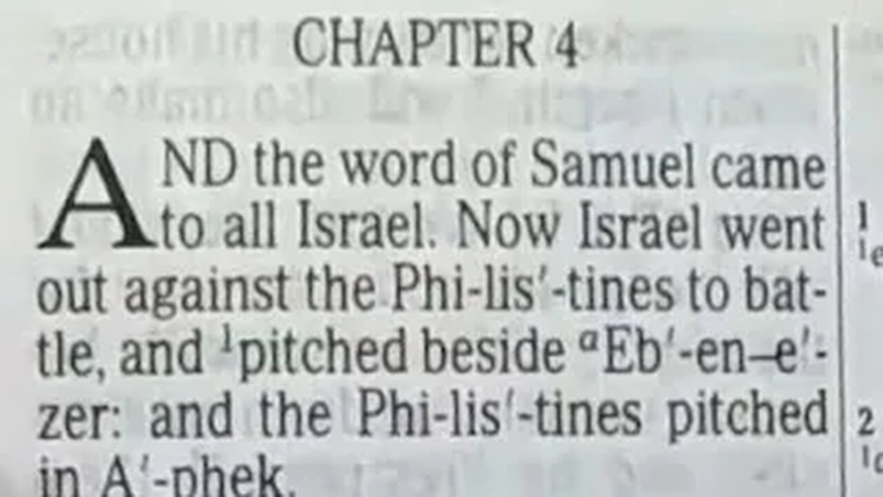 1 Samuel: Chapters 04-08