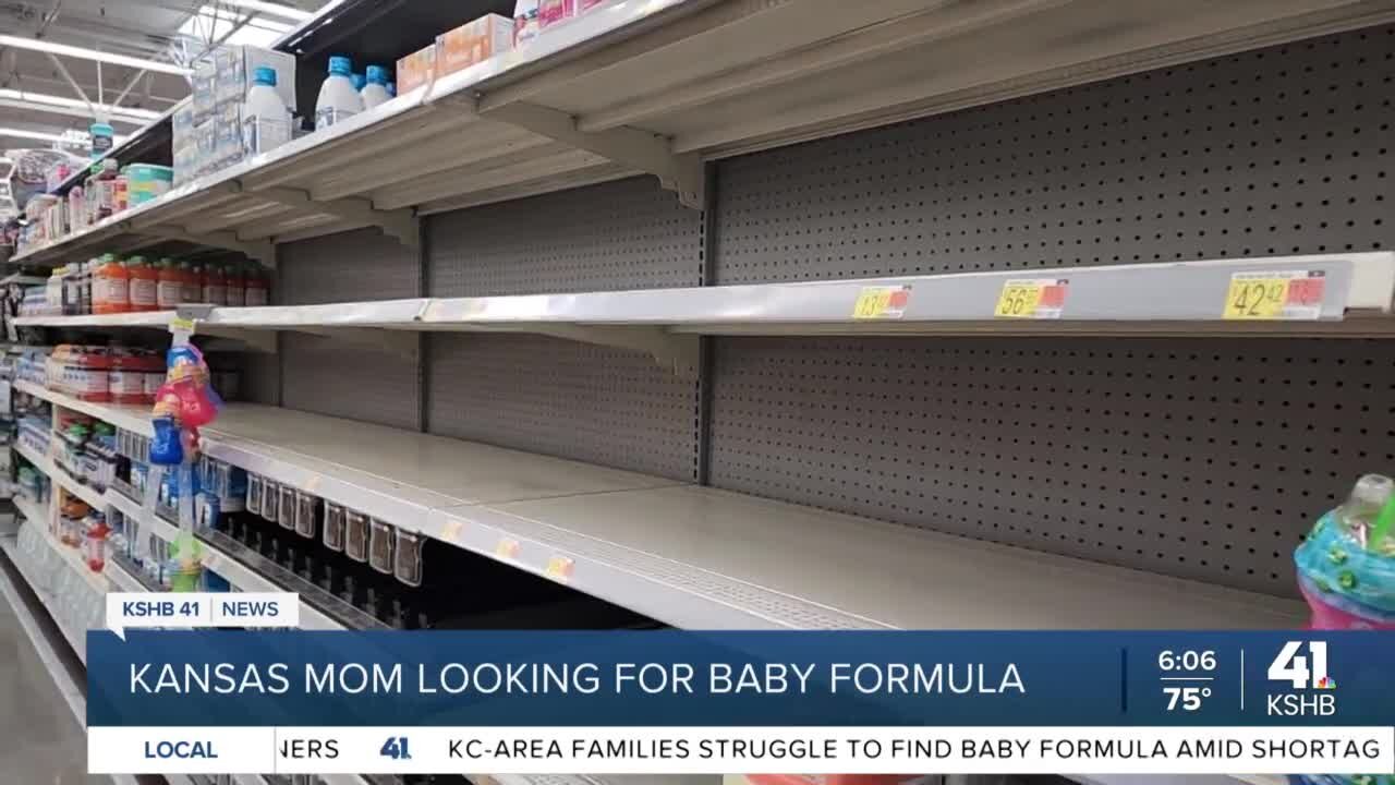 Kansas mom looking for baby formula