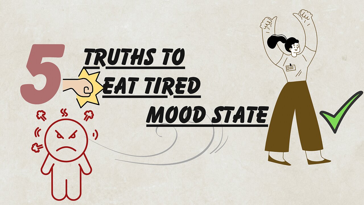 5 should know to beat tired | decrease the level of unhealthy thinking habits