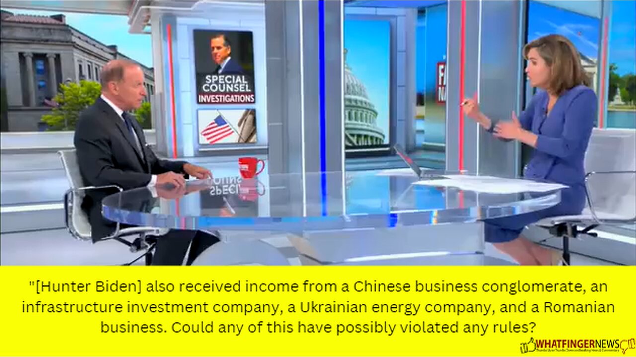 "[Hunter Biden] also received income from a Chinese business conglomerate