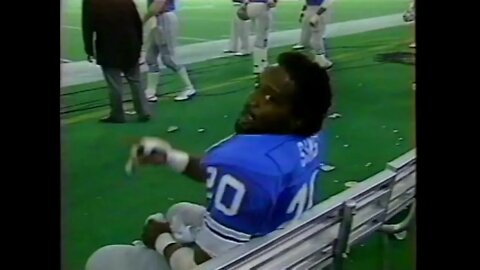 1983-11-24 Pittsburgh Steelers vs Detroit Lions