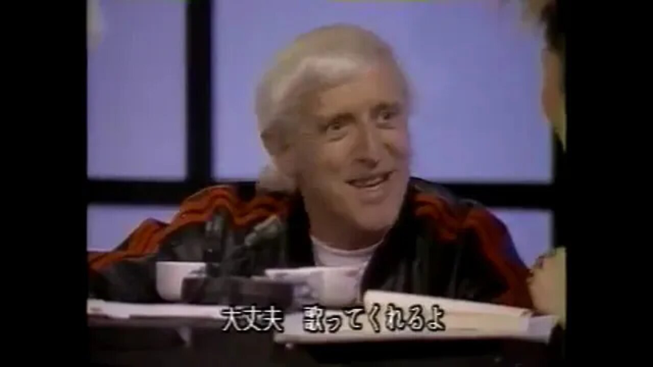 WTF. Creepy Spike Milligan & Jimmy Sa-VILE in 1989 on Kazuko's Karaoke Klub