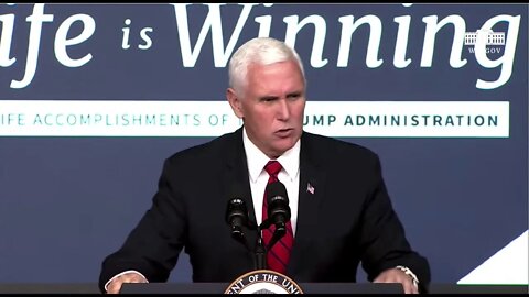 Senator Lankford Joins Vice President Pence at White House Life Is Winning Event