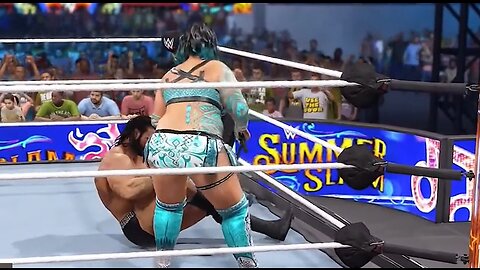 WWE 2K23 Drew MacIntyre vs Aqua Girl