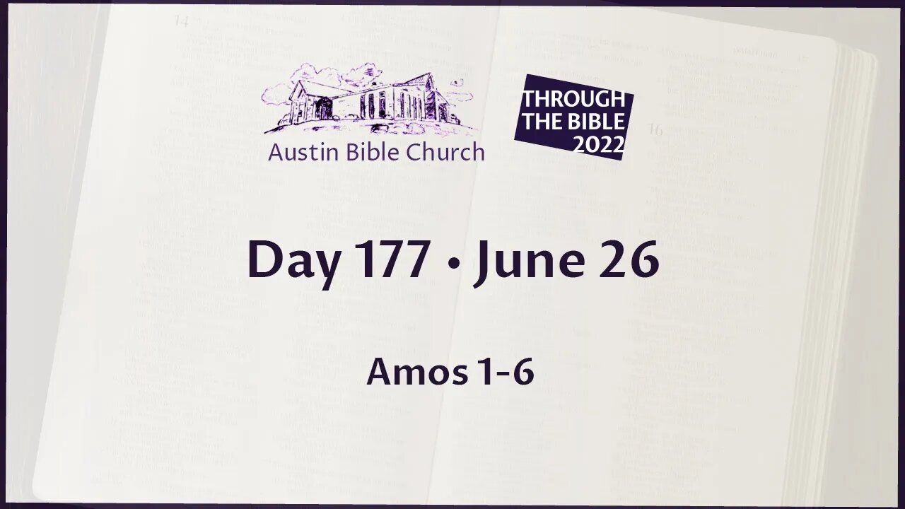 Through the Bible 2022 (Day 177)