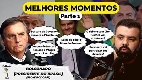 BOLSONARO (PRESIDENTE) MELHORES MOMENTOS PARTE 1 - Flow Podcast