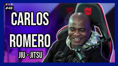 Carlos Romero Mestre Jiu Jitsu proximo faixa Coral da região - Podcast 3 Irmãos #48