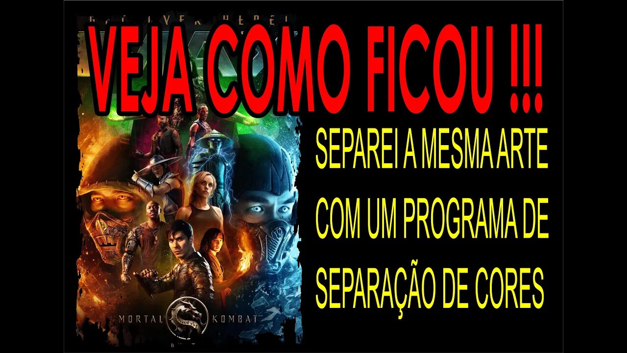 SIMULADO A MESMA ARTE SEPARADA EM UM PROGRAMA VEJA COMO FICOU