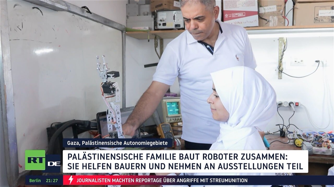 Palästinensische Familie baut Roboter zusammen: Sie helfen Bauern und nehmen an Ausstellungen teil