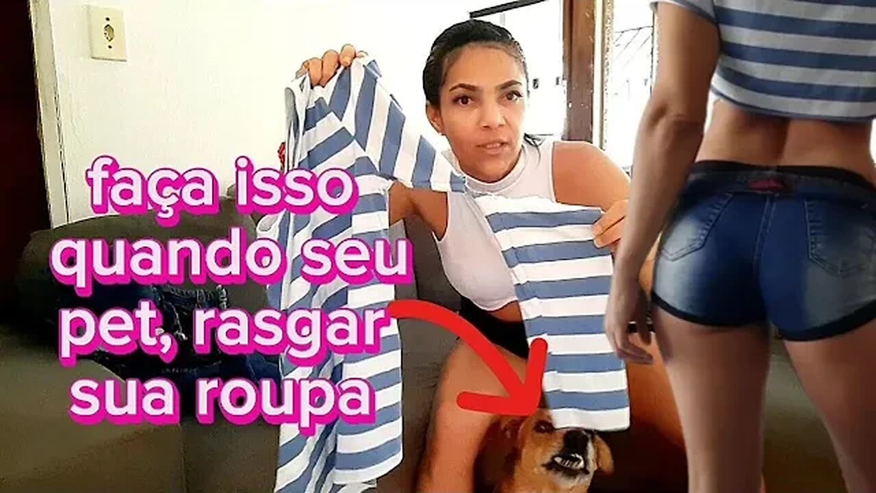 roupa rasgada que iria para o lixo, agora é um look top de piriguete