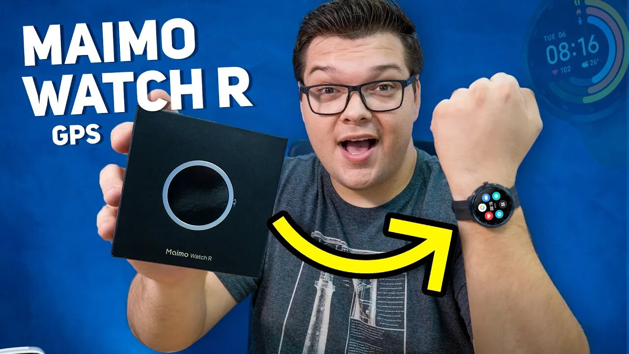 É DA XIAOMI! Maimo Watch R com GPS | Smartwatch bom e barato!