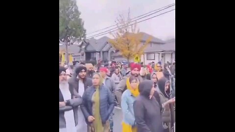 Surrey, BC: Khalistanis spotted marching through the streets