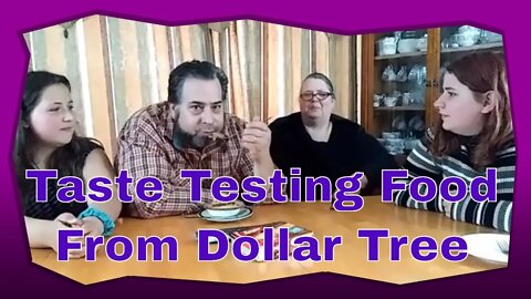 Taste testing 3 foods from Dollar Tree