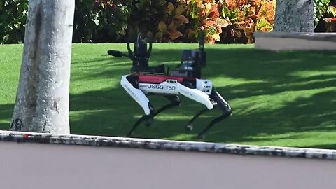 Trump has reportedly increased security at Mar-a-Lago by adding a robotic dog to patrol the property