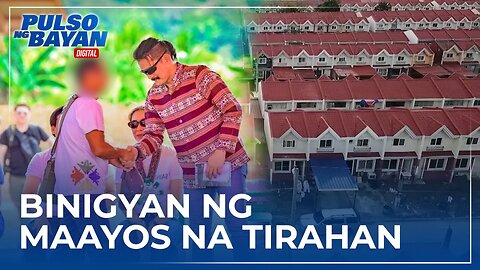 Mga dating rebelde sa lalawigan ng Samar, binigyan ng maayos na tirahan