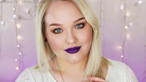 Soft Copper Sparkles & Purple Lips ∙ Makeup Tutorial!