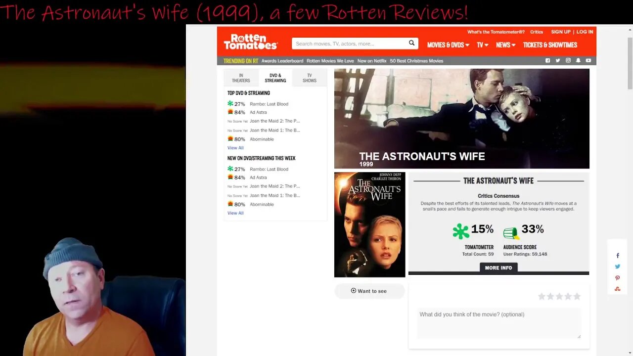 Rotten Reviews: 'The Astronaut's Wife' (1999)