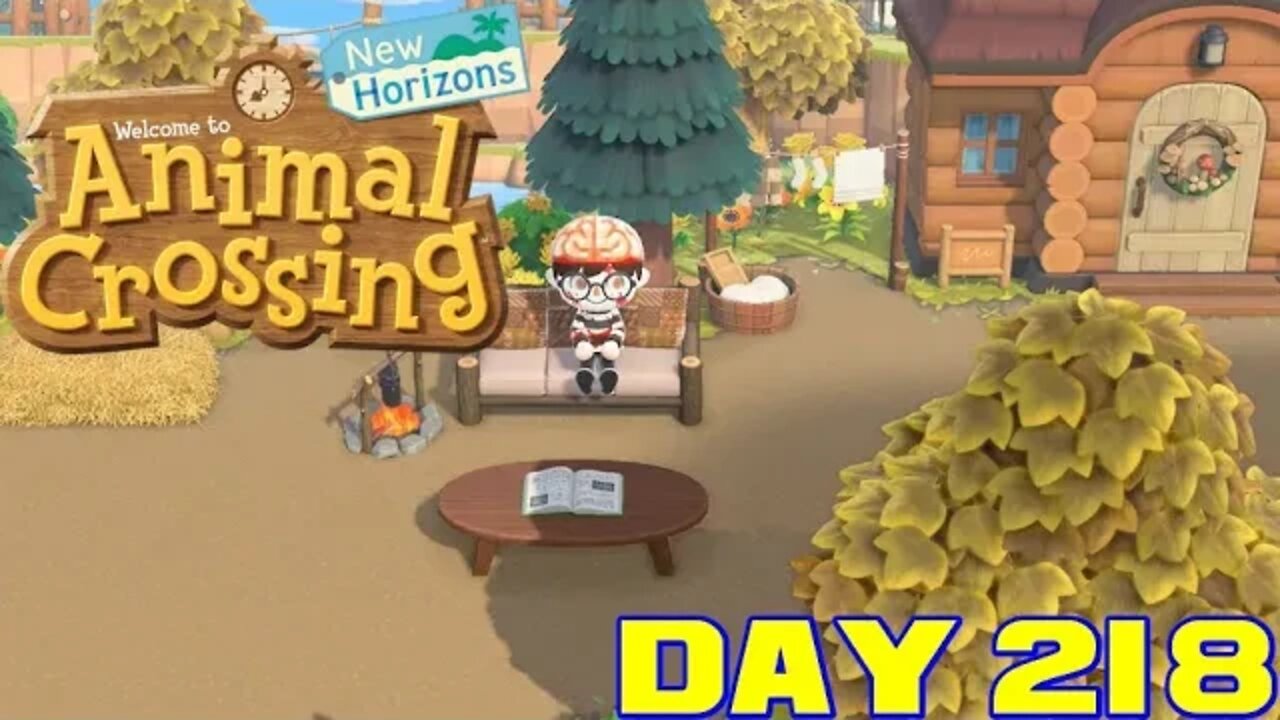 Animal Crossing: New Horizons Day 218 - Nintendo Switch Gameplay 😎Benjamillion