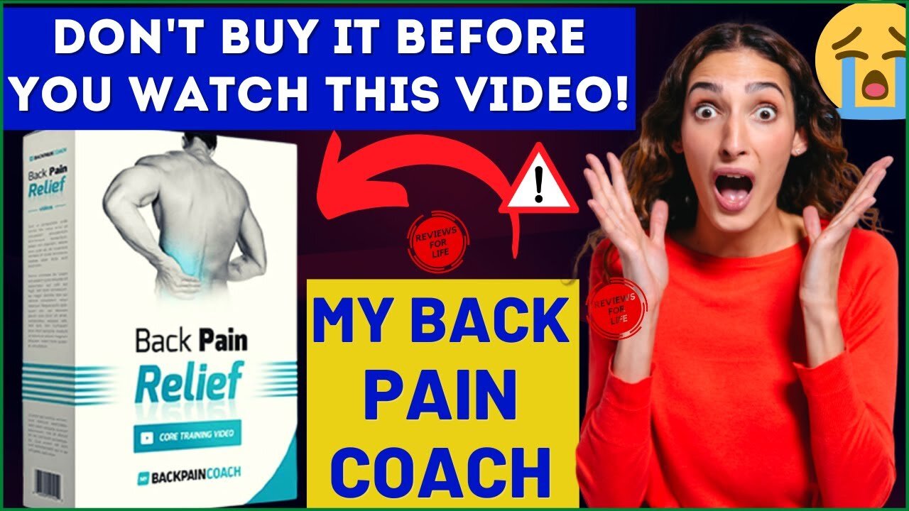 My Back Pain Coach Review⚠️WAIT❌Watch My Back Pain Coach By Ian Hart Reviews Before You Buy