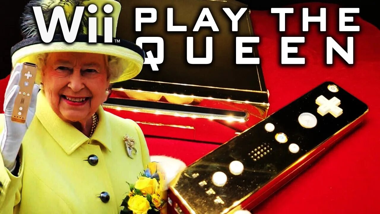 24K Gold Nintendo Gifted To The Queen Who Was A Player