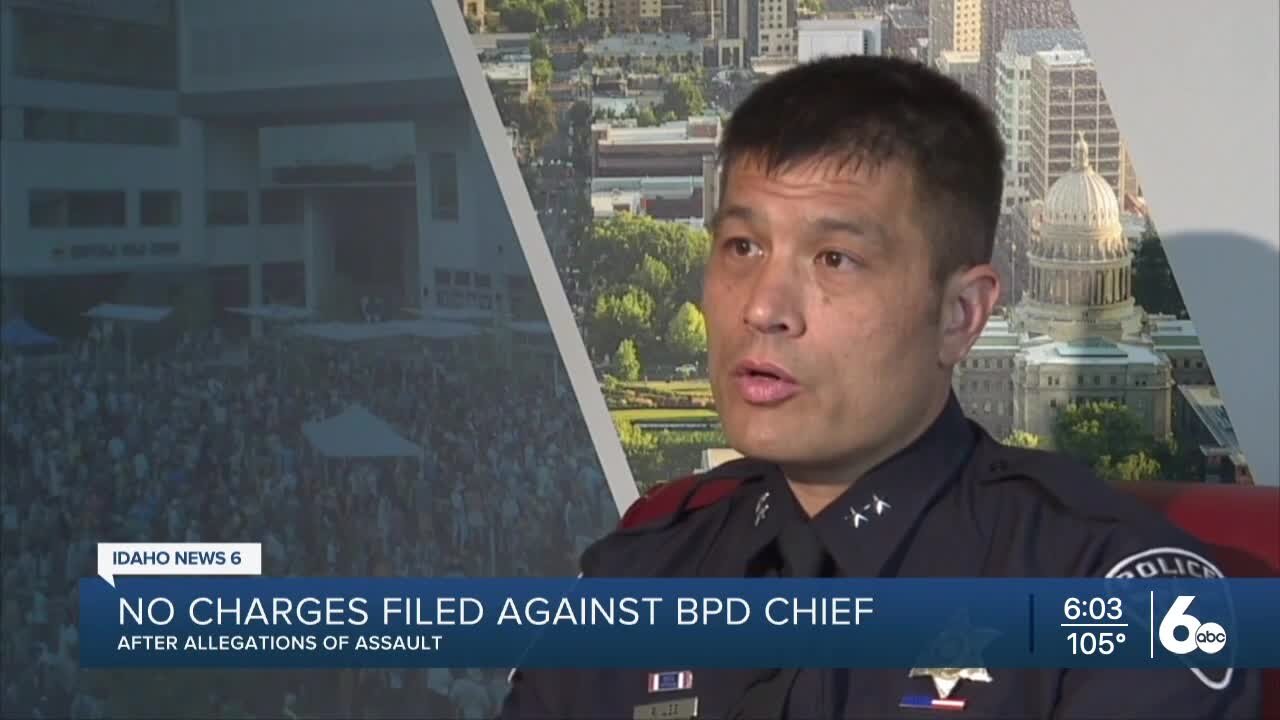 No charges filed against Boise Police Chief Ryan Lee following investigation