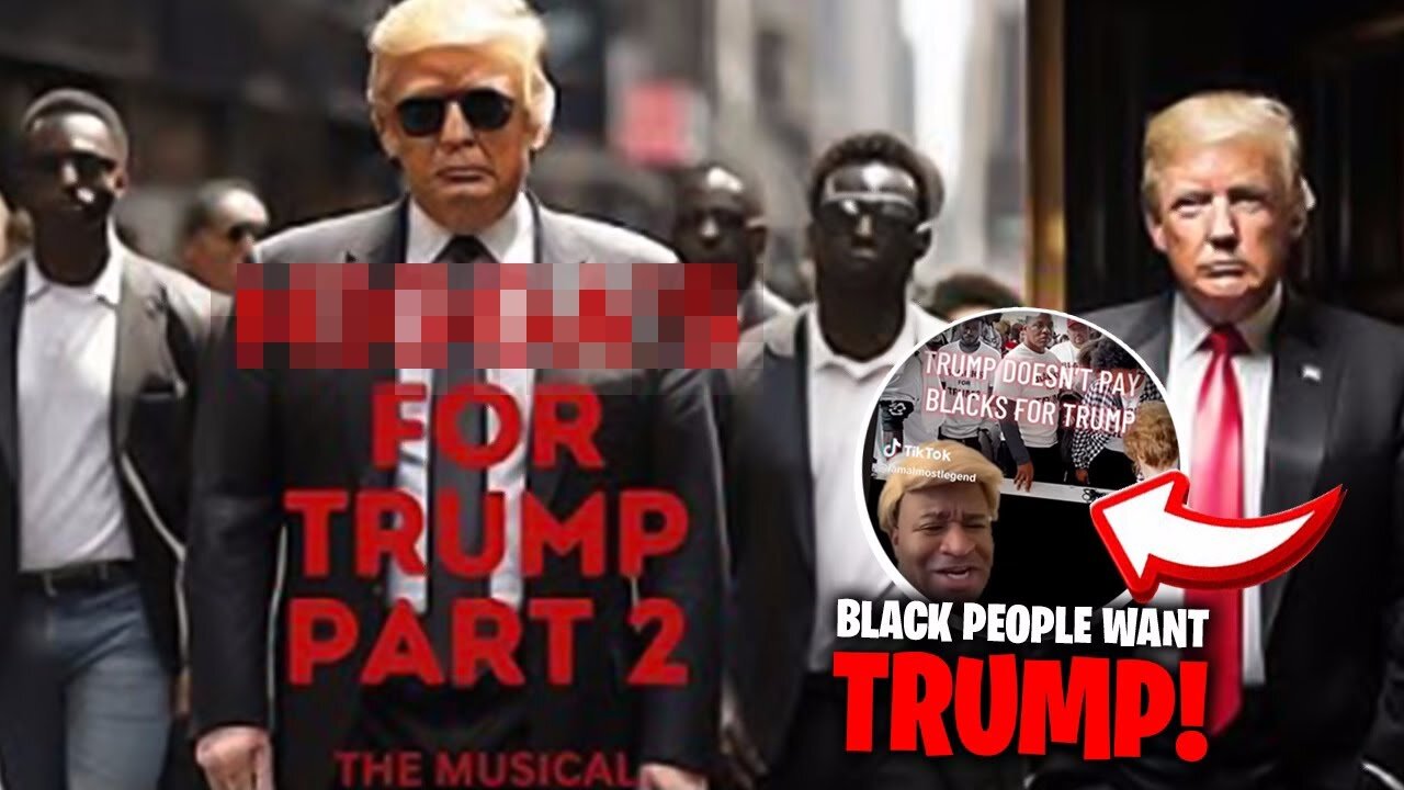 LIBS ARE IN TROUBLE! BLACKS SUPPORT AND RALLY AROUND DONALD TRUMP! BIDEN LOST THE BLACK VOTE