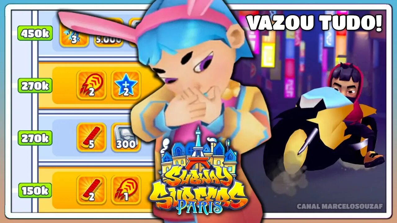 Subway Surfers Paris 2021 | Vazou a Próxima Atualização | Recorde com Bonnie