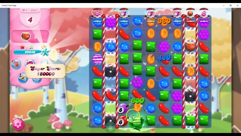 Candy Crush Level 3931 Talkthrough, 30 Moves 0 Boosters
