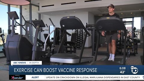 Exercise may boost antibody levels after vaccination