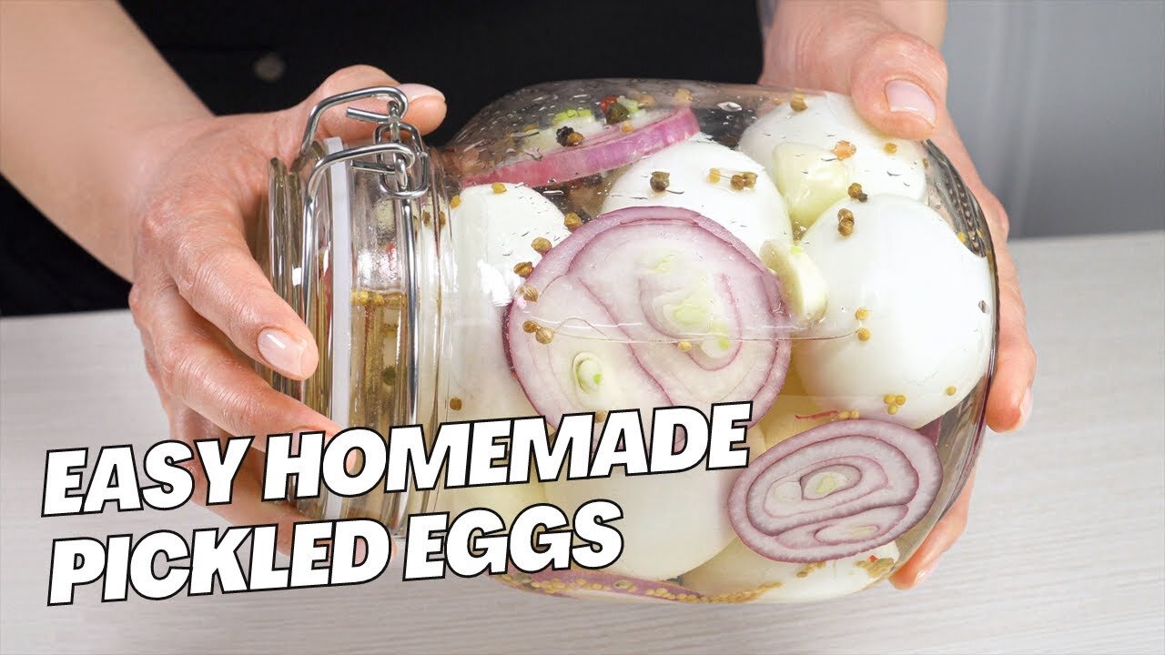 How to make PICKLED EGGS. Easy Homemade PICKLED EGGS Recipe by Always Yummy!