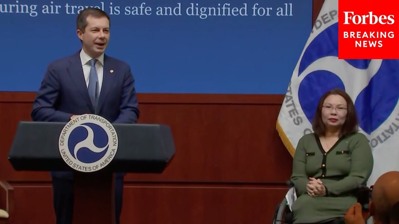 Transportation Sec. Pete Buttigieg And Tammy Duckworth Hold Hearing On Flying With Disabilities