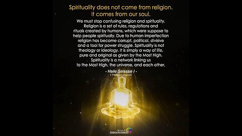 Spirituality, part 1
