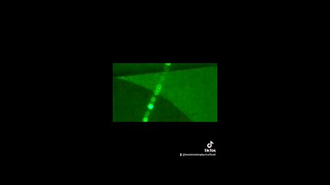 Projected Atoms traveling through a laser beam