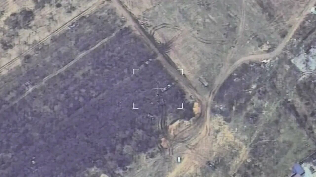 Russian Missile Strike Destroys Mutilple Pion 203mm Heavy Artillery Tanks!