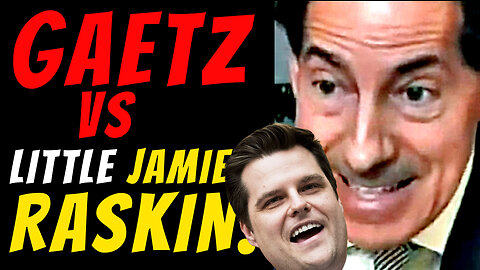 GAETZ TO LIL JAMIE RASKIN: CATCH THE SIGNAL, NOT THE NOISE!