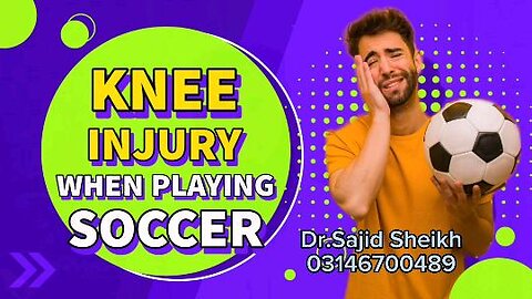 Knee Injury during Football match recovery without operation