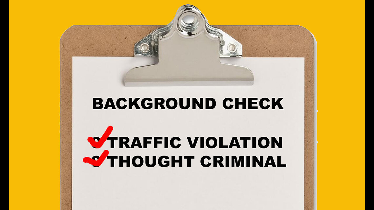 DO A BACKGROUND CHECK ON YOURSELF ..OR ELSE - POLICE / DHS / PATRIOT ACT / FALSE CHARGES