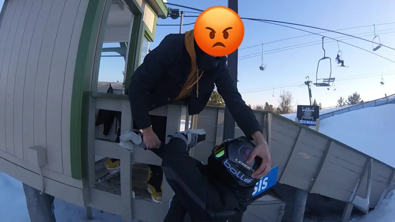 Ski Lift Worker Tries To Fight Me