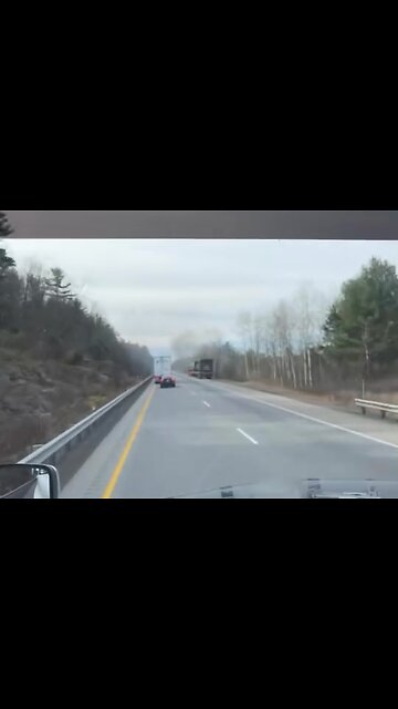 Truck Fire On Highway 401