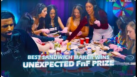 Girls said they could cook so Myron asked them to make a SANDWICH 😂 - BEST FnF SHOW SO FAR!