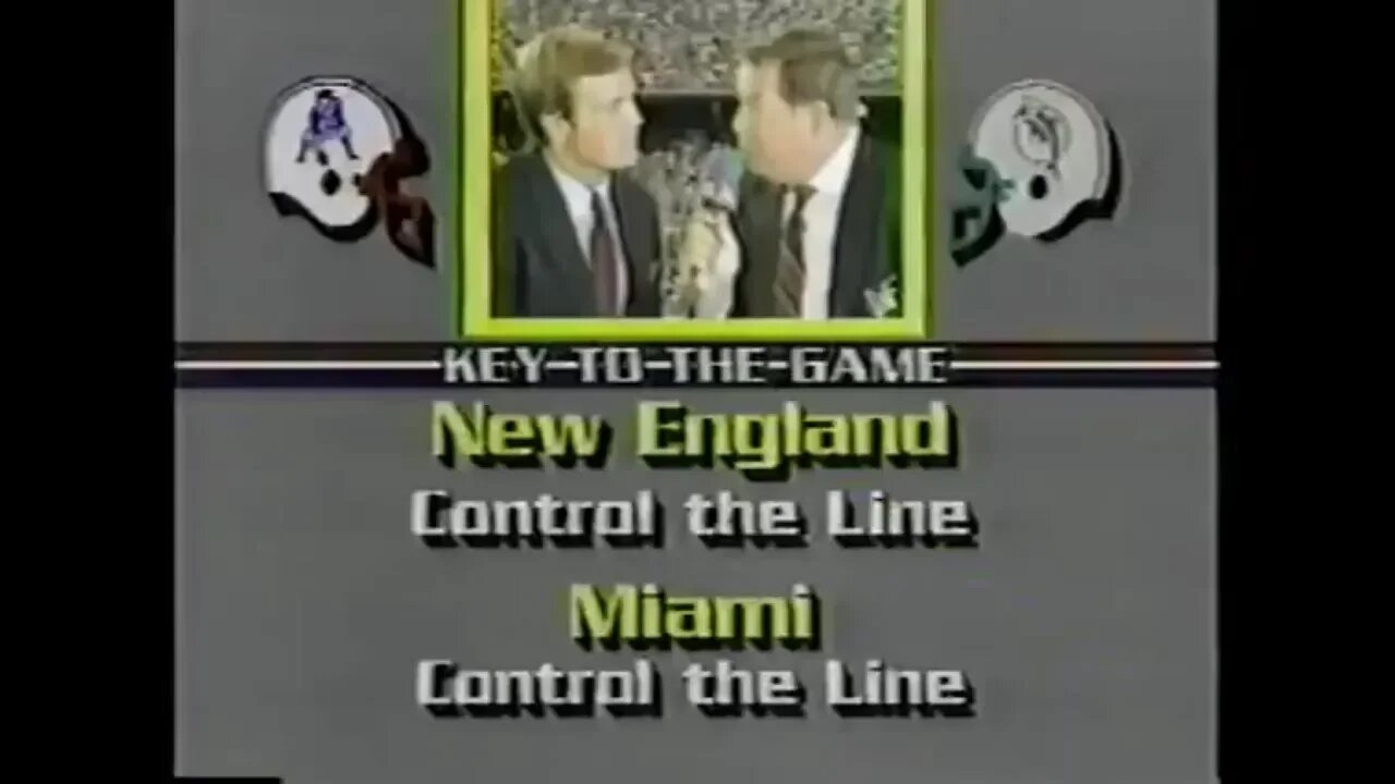 1984-09-09 New England Patriots vs Miami Dolphins