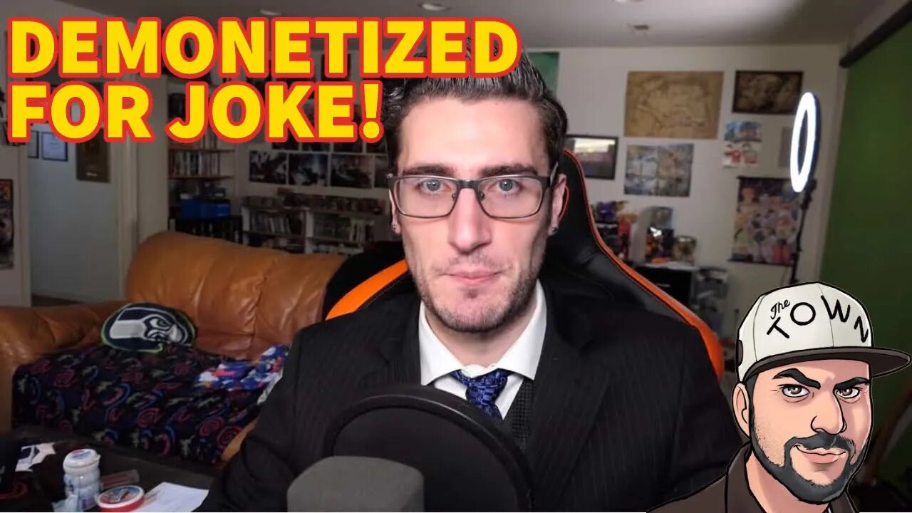 YouTuber The Act Man DEMONETIZED For Joking About Someone Harassing HIS FAMILY!