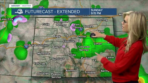 Warm for Sunday, but expect rain