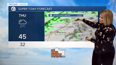 7 First Alert Forecast 6 a.m. Update, Wednesday, November 17