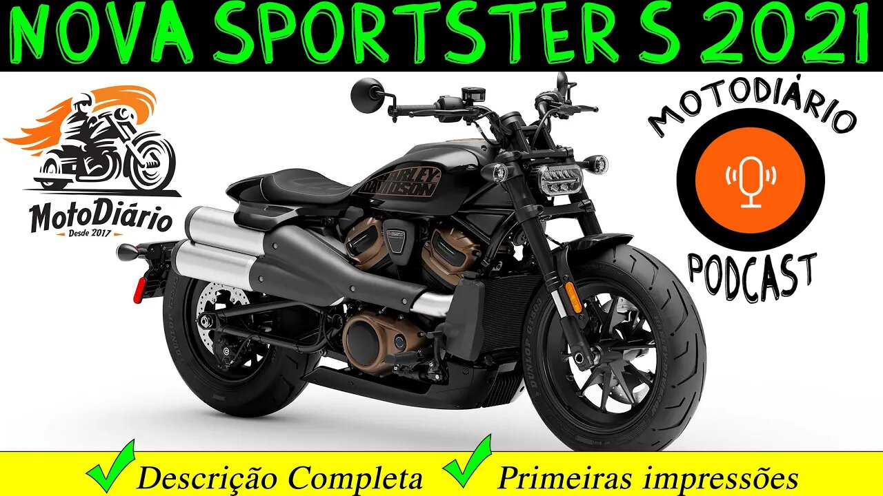 Harley Davidson Sportster S 2021: Descrição completa e Primeiras Impressões