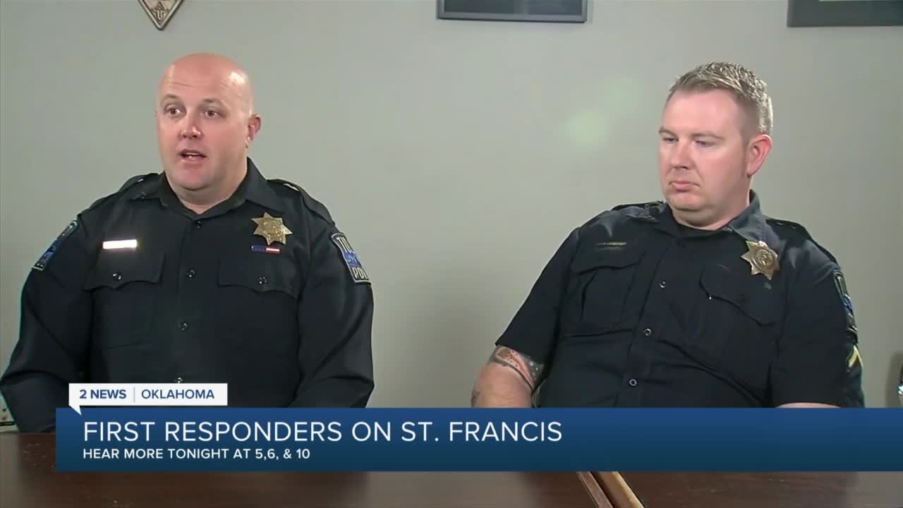 First responders on St. Francis